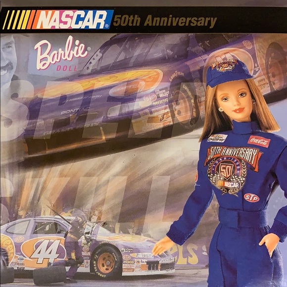 Barbie 50th ANNIVERSARY “NASCAR” LETS GO BRANDON - Picture 3 of 6